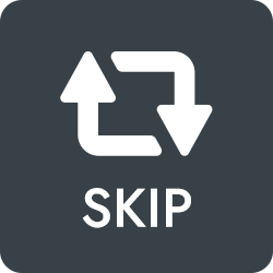 「SKIP」ボタン